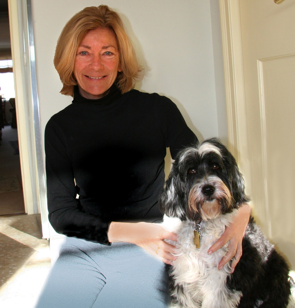 Ann with Baxter